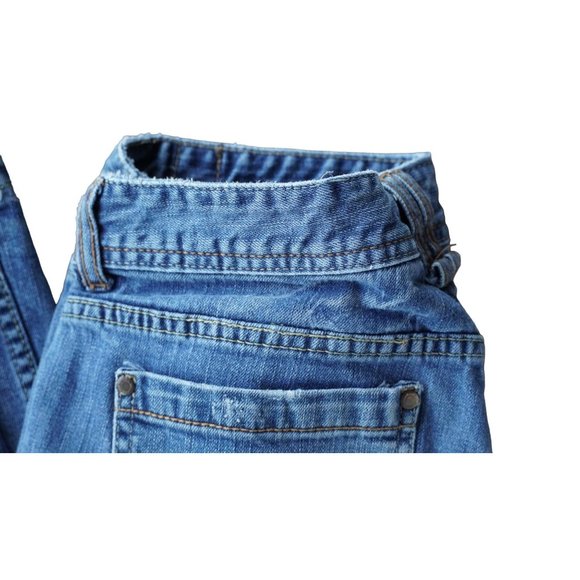 Maurices Jeans Womens Size 11 / 12 Short Molli Flare Frayed Distressed - Picture 12 of 16